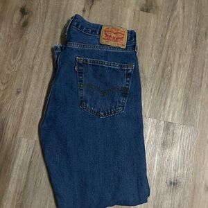 Levi's Men's Dark Blue Straight Jeans